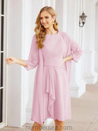 Sunnderly Mother of The Bride Dresses Prom Dress Casual Pleated Dress  SY28065