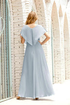 Numbersea  Mother of The Bride Dresses Plus Size V-Neck Floor Length Formal Prom Dress for Wedding Guest 28020