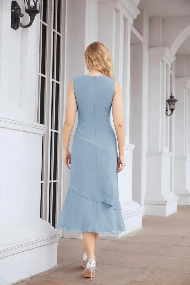 Sunnderly Two-Piece A-line Mother of The Bride Dress Formal Party Gown Dress SY28072