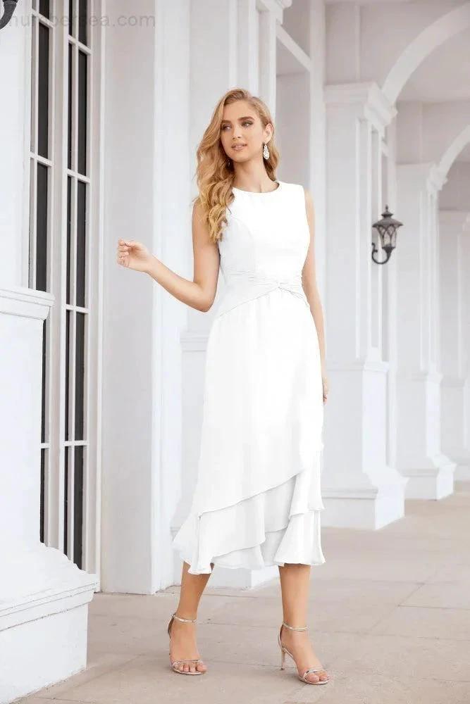 Sunnderly Two-Piece A-line Mother of The Bride Dress Formal Party Gown Dress SY28072