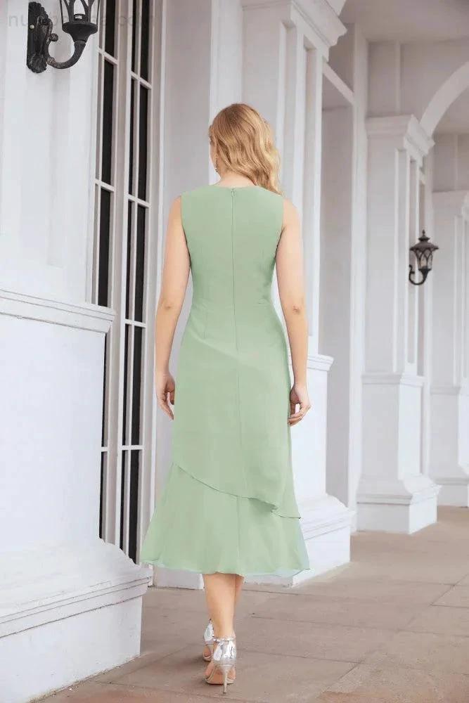 Sunnderly Two-Piece A-line Mother of The Bride Dress Formal Party Gown Dress SY28072