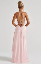 Satin Ruffles Prom Dresses for Teens Hi-Low Aline Cocktail Dresses for Women QA204