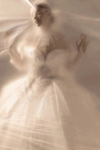 Opulent Ball Gown Off-the-Shoulder Satin Wedding Dress with Sequin Embroidery & Dramatic Train Q6018