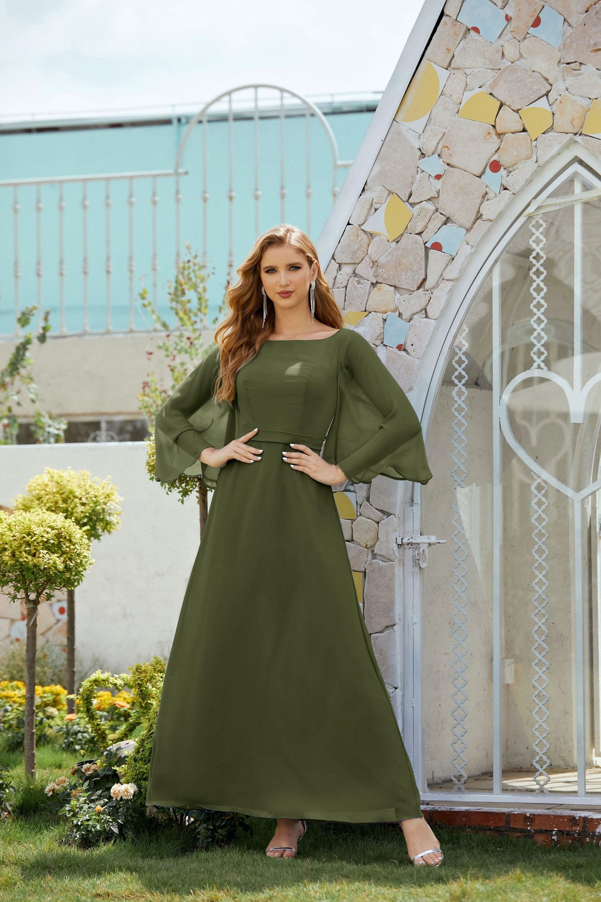 Sunnderly Mother of The Bride Dresses Formal Prom Dress for Wedding Guest SY28012