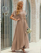 Sunnderly Mother of Bride Dresses Formal Prom Gowns for Wedding Guests