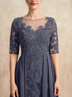 Chiffon Lace Maxi Dress