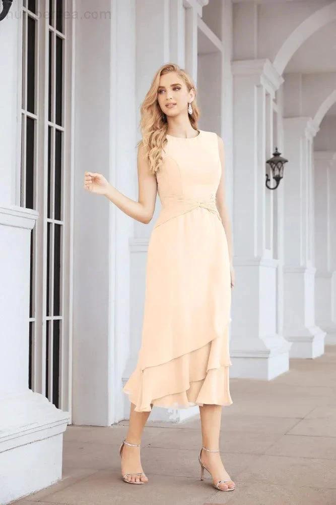Sunnderly Two-Piece A-line Mother of The Bride Dress Formal Party Gown Dress SY28072