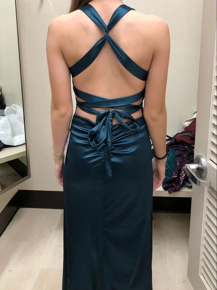 Elegant Mermaid Long Prom Dress Sexy Evening Dress  Y1931