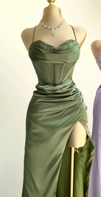 Mermaid Sweetheart Neck Lavender Long Prom Dress Formal Evening Dress Y2507