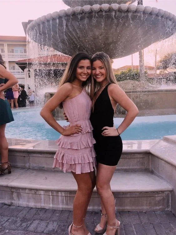 Lovely Homecoming Dress With Pleats Graduation Dress For Junior Y2095