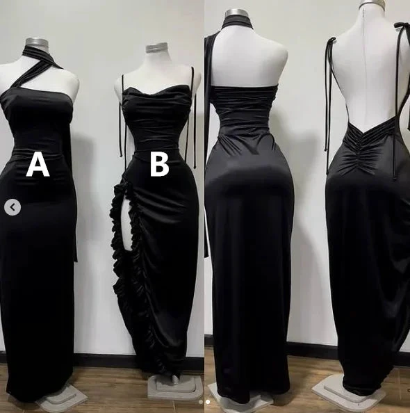 Black Sexy Sheath Prom Dress Evening Dress Y8270