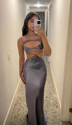 Sexy Mermaid Long Prom Dress Chic Evening Dress Y1960