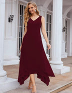 Sunnderly Chiffon Plus Size Mother of Bride Dresses with Jacket Formal Dresses for Wedding SY28073