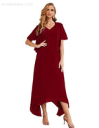 Sunnderly Chiffon Plus Size Mother of Bride Dresses with Jacket Formal Dresses for Wedding SY28073