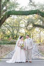 Elegant Sweetheart High Low Blush Wedding Dress with White Lace WD093