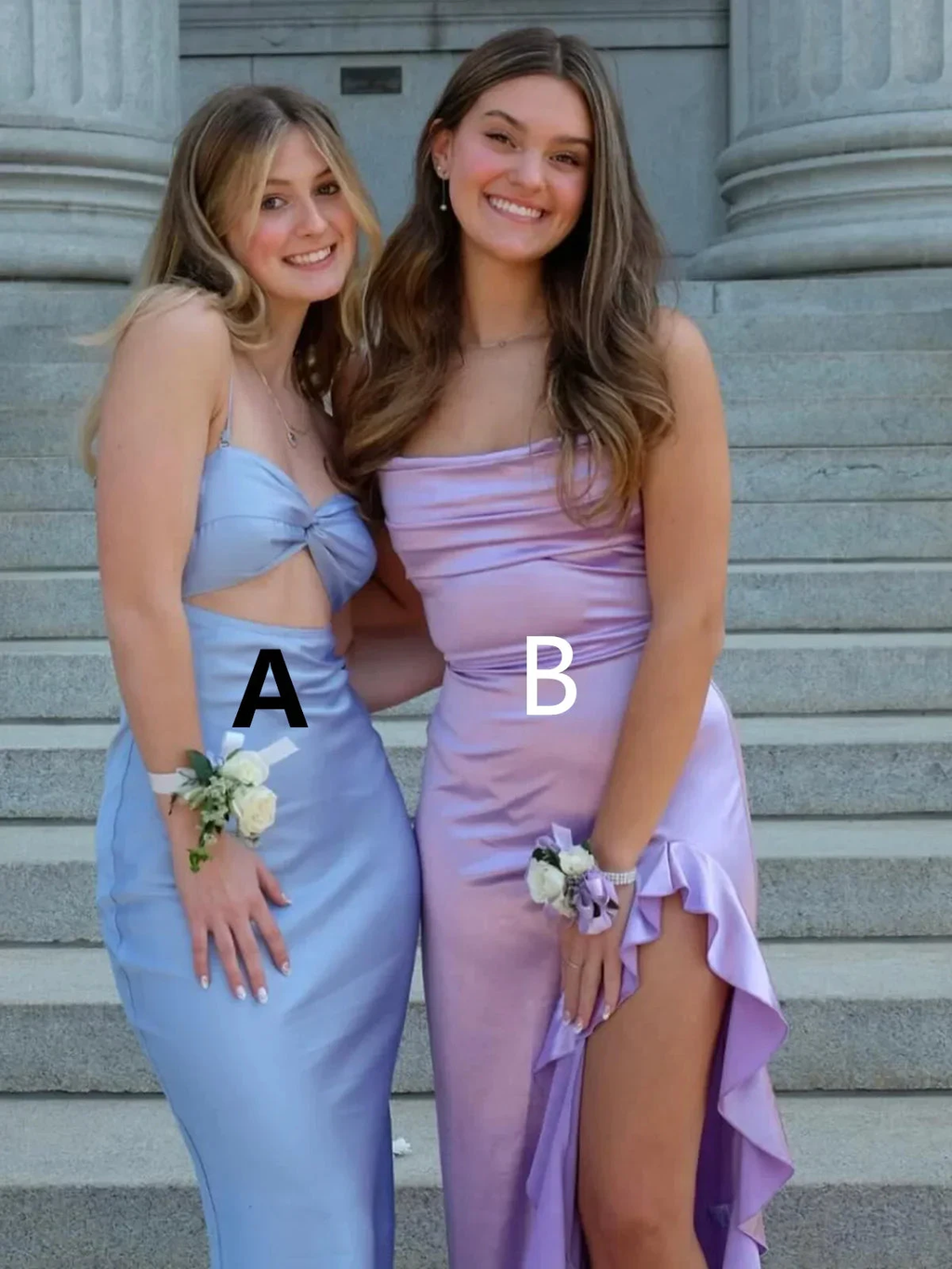 Sexy Satin Long Prom Dress Evening Dress Y7844