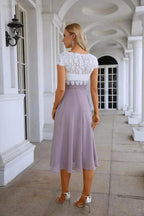 Lace Chiffon Lace Bridesmaid Dress Prom Dress PartyGown  28120