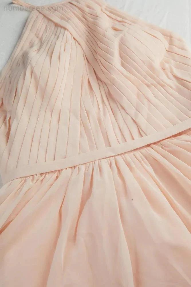 Women's Halter Neck Chiffon Fluffy Bridesmaid Evening Dress Wedding Party Beach Evening Dress 28104