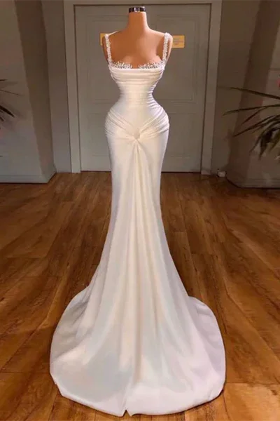 Classy Mermaid Long Evening Dress Charming Formal Gown Y616