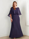 Sheath/Column Mother of the Bride Dresses with Beading