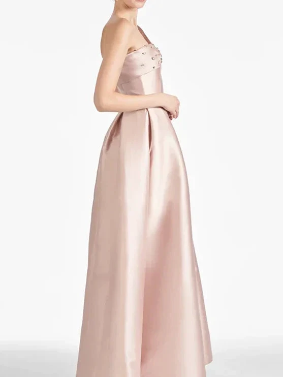 A Line/Princess One Shoulder Floor-Length Mother of the Bride Dresses