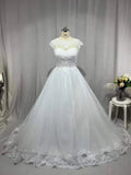 MYYBLE Real Photo Backless Cap Sleeves Bohemian Modern Wedding Dresses 2022 Plus Size Custom Made Vestido De Noiva Wedding Dress