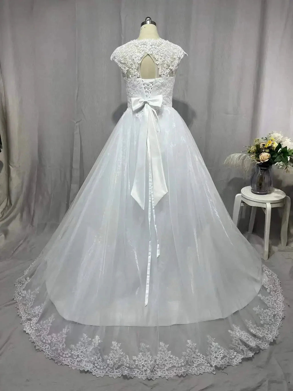 MYYBLE Real Photo Backless Cap Sleeves Bohemian Modern Wedding Dresses 2022 Plus Size Custom Made Vestido De Noiva Wedding Dress