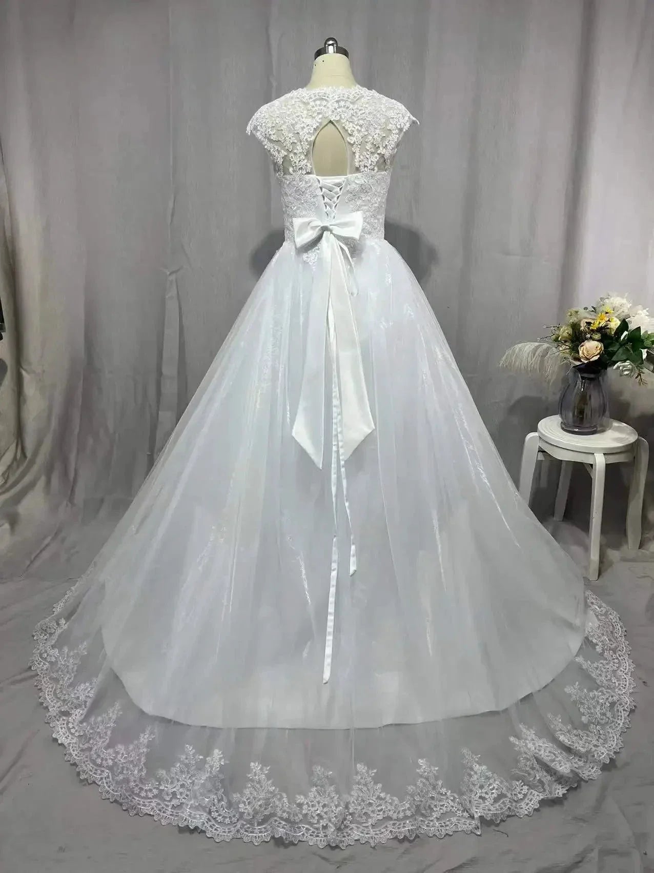 MYYBLE Real Photo Backless Cap Sleeves Bohemian Modern Wedding Dresses 2022 Plus Size Custom Made Vestido De Noiva Wedding Dress