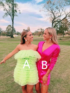 Green Homecoming Dress Graduation Dress Party Dress Y2047