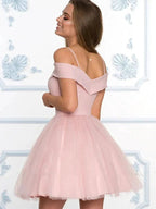 Off the Shoulder Homecoming Dresses SYH72