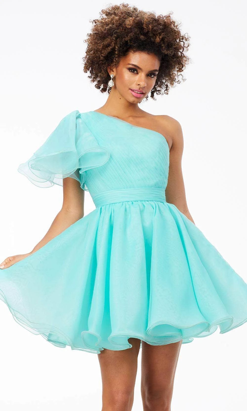 One Flutter Sleeve Cocktail Dress SYH108