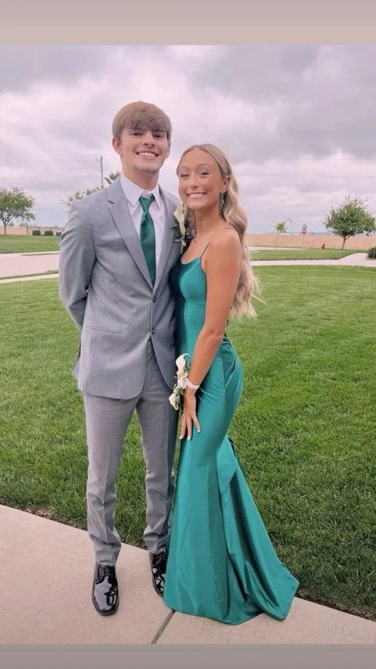Sexy Mermaid Spaghetti Straps Prom Dress Mermaid Evening Dress Y6104