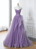 Saflor | Green A-Line Off Shoulder Long Prom Dress Lace Long Evening Dress