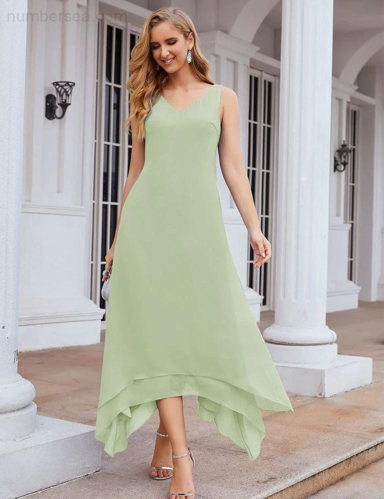 Sunnderly Chiffon Plus Size Mother of Bride Dresses with Jacket Formal Dresses for Wedding SY28073