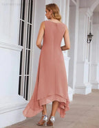 Sunnderly Chiffon Plus Size Mother of Bride Dresses with Jacket Formal Dresses for Wedding SY28073