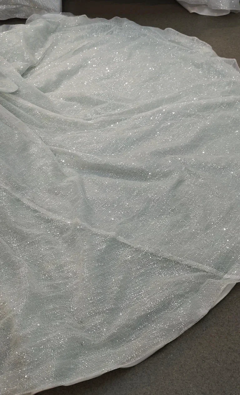 Frost Crystal Petal Ballgown