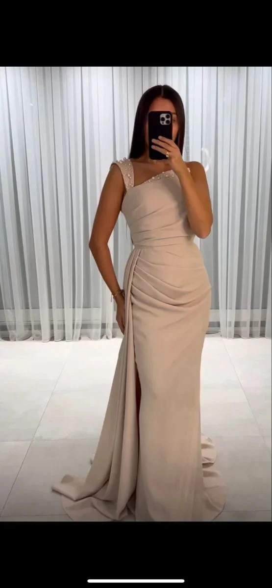Elegant Sheath/Column Evening Dress Graduation Dress Y7078
