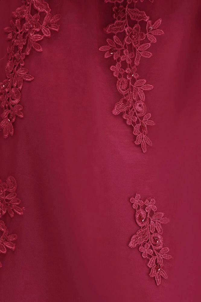 A-Line Bateau Long Plus size Sleeveless Evening Dresses with Appliques
