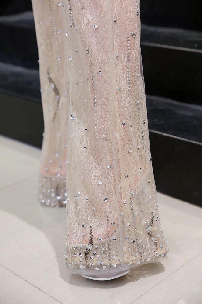 Amazing Illusion High Neck See-through Party Jumpsuit Sleeveless Prom Wear