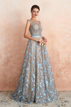 Amazing Sleeveless aline Evening Swing Dress Floral Wedding Party Dress