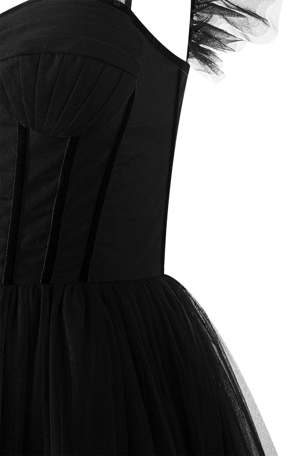 Katalina |A-Line Corset Ruffled Tulle Prom Dress