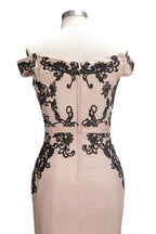 Cap Sleeves Mermaid Long Off-shoulder Applique Prom Dresses