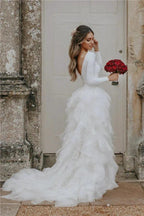 Classy  Wedding Dress Sleeveless plit