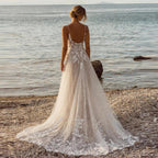 VIKTORIA Trendy Wedding Dress For Bride Sweetheart Spaghetti Straps Buttons Robe De Mariée Women Personalized Customization