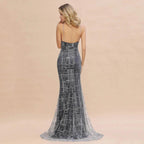 Elegant Mermaid Sleeveless Long Evening Dress