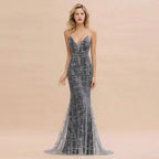 Elegant Mermaid Sleeveless Long Evening Dress