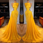Elegant Sleeveless Long Mermaid Prom Dress With Slit