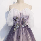 Stylish tulle long prom dress evening dress s100