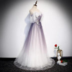 Stylish tulle long prom dress evening dress s100