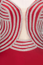 Mermaid Sleeveless Plus Size Floor Length Slit Sequins Patterns Prom Dresses